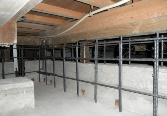 既設・新設基礎補強工事の施工例